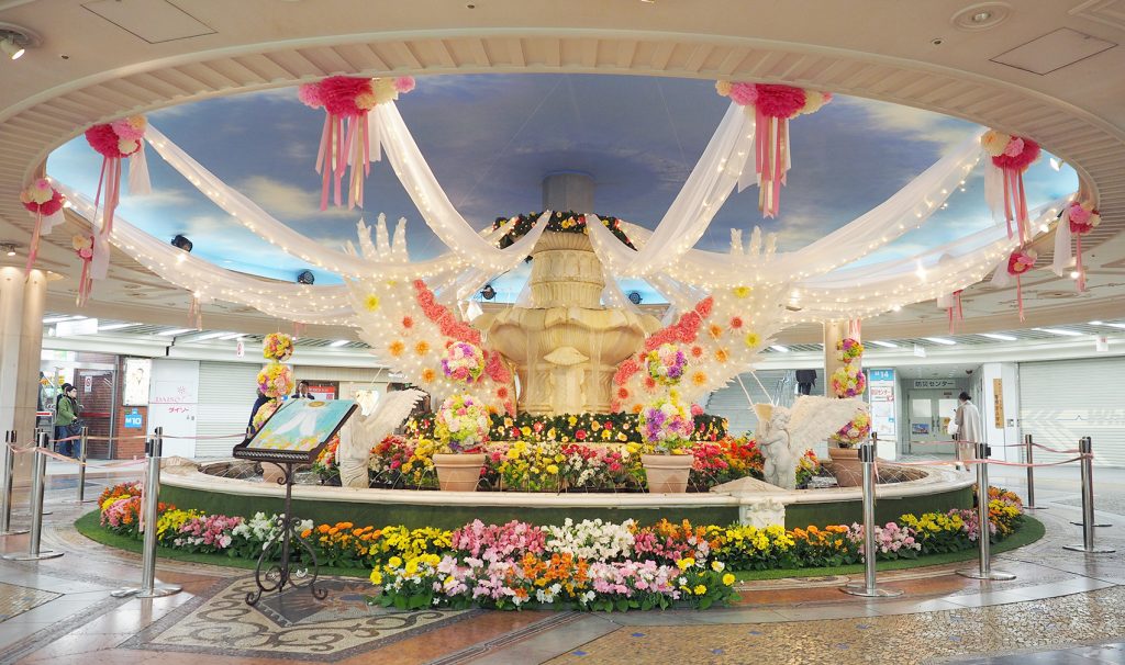 弊社プロデュースのホワイティうめだ スプリング装飾『天使の物語〜Floral Angel〜』開催中！
